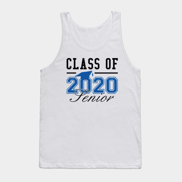 Class Of 2020 Senior Tank Top by LuckyFoxDesigns